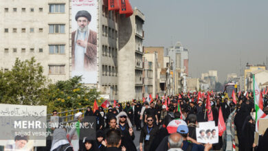 Massive Crowds Gather in Tehran for Leader's Funeral Procession /Iran , Tehran , Funeral , Leader , Al Jazeera