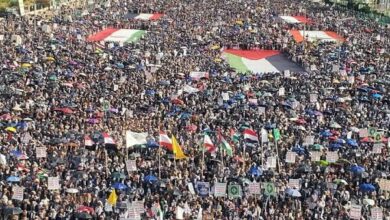 Yemeni Public Declares Support for Iran, Praises Masses at Leader's Funeral /Yemen , Iran , Resistance , Palestine , Saudi-America Coalition