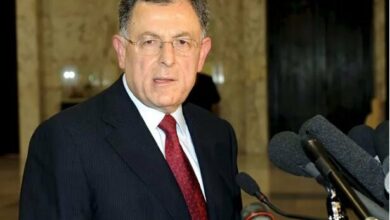 Lebanon's Former PM Rejects Framework Deal Without Israeli Withdrawal and Ceasefire /Lebanon , Israel , Fouad Siniora , Hezbollah , Ceasefire