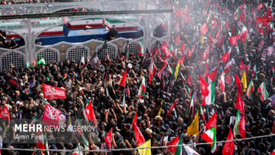Massive Crowds Attend 'Unprecedented' Funeral Procession in Tehran for Supreme Leader /Iran , Supreme Leader , Tehran , Funeral , Mourning