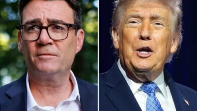 Trump, UK Prime Minister Discuss Strait of Hormuz and Military Alliance /Donald Trump , Andy Burnham , Strait of Hormuz , Military Alliance , UK
