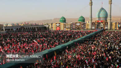 Millions of Iranians Attend Funeral Procession for Martyred Leader /Iran , funeral , procession , Qom , Najaf