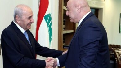 Lebanese President and Parliament Speaker Discuss Israeli Aggression Amidst Southern Border Tensions /Lebanon , Israel , Southern Lebanon , Joseph Aoun , Nabih Berri