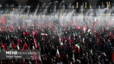 Mass Mourning in Tehran Fueled by Anger Towards U.S. and Israel Following Leader's Death /Iran , Tehran , Ayatollah Ali Khamenei , United States , Israel