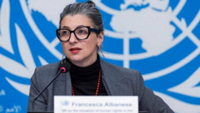 UN Special Rapporteur Calls for Arms Embargo Against Israel, Citing 'Massacre' /UN , Israel , Palestine , Arms Embargo , West Bank