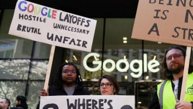 Google Employees Protest Recent Layoffs, Branding Them 'Hostile' and 'Unnecessary' /Google , layoffs , protest , tech industry , employee rights