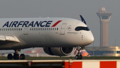 Air France Suspends Flights to UAE and Saudi Arabia Amid Security Concerns /Air France , flight suspension , Dubai , Riyadh , security concerns