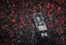 Massive Crowds Attend Funeral Procession for Iranian Leader /Iran , Funeral , Ayatollah Khamenei , Donald Trump , Islamic Revolution