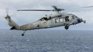 US Navy Helicopter Makes Emergency Landing in Arabian Sea; One Service Member Missing /US Navy , Helicopter , Emergency Landing , Arabian Sea , Missing Crew