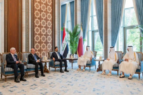 Iraqi PM and Qatari Emir Emphasize Iran-US Understanding and Regional Stability /Iraq , Qatar , Iran , United States , Strait of Hormuz