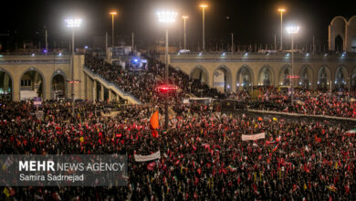 Global Media Highlights Massive Iranian Turnout for Martyr Leader's Funeral /Iran , Funeral , Global Media , Martyr Leader , Public Mourning