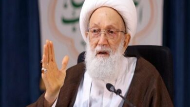 Bahrain's top Shia cleric affirms continuation of Imam Khomeini's path under new leadership /Ayatollah Sheikh Isa Qassim , Ayatollah Sayyid Mujtaba Khamenei , Imam Khomeini , Islamic Republic , Bahrain