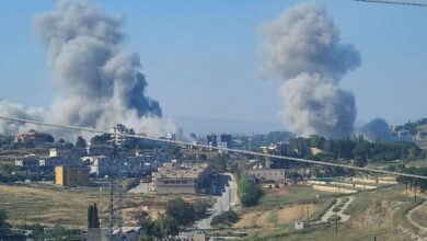 Israel Launches Intense Raids on Southern Lebanon Following De-escalation Agreement /Lebanon , Israel , Southern Lebanon , Beit Yahoun , Braachit