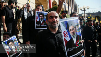 Massive Crowds Gather in Tehran for Martyr Leader's Funeral /Iran , Funeral , Martyr Leader , Tehran , Musalla