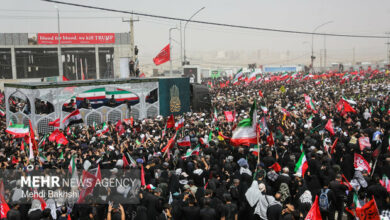 Millions Mourn Martyr Leader Khamenei in Historic Tehran Funeral /Ayatollah Khamenei , Iran , Tehran , Funeral , Islamic Republic