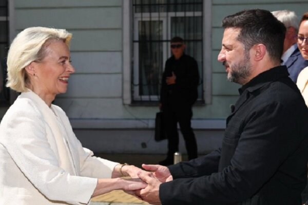European Commission President Pledges New Defense Initiatives During Ukraine Visit /Ursula von der Leyen , European Commission , Ukraine , defense industry , Kyiv