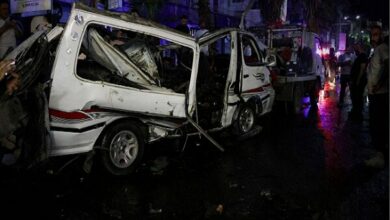Seven Injured in Bomb Blast in Damascus Suburb /Damascus , Syria , Bomb Blast , Jaramana , Terrorism