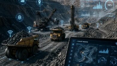 Smart Mining Technologies Revolutionize Resource Extraction with AI and IoT /smart mining , AI , IoT , resource extraction , mining technology