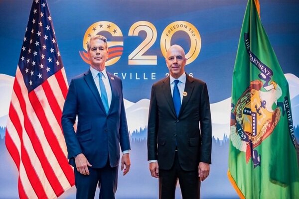 US Treasury Secretary Meets Russian Finance Minister Amid Ukraine Crisis /Ukraine Crisis , G20 , US Treasury , Russian Finance Ministry , International Diplomacy