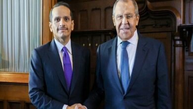 Russian and Qatari Foreign Ministers Discuss Persian Gulf Developments /Russia , Qatar , Persian Gulf , West Asia , Diplomacy