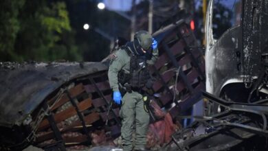 Car Bomb Explodes Near Police Station in Cucuta, Colombia, Injuring 11 /Colombia , Cucuta , Car Bomb , Police Station , Explosion