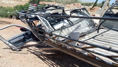 Israeli Drone Strike Targets Vehicle in Damascus Countryside /Israel , Syria , Drone Strike , Damascus , Beit Jinn