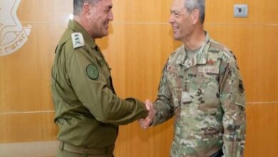 US Air Force Commander Meets Israeli Military Chief in Tel Aviv /US Air Force , Israeli Military , Tel Aviv , Regional Security , Military Cooperation