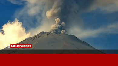 Popocatépetl Volcano in Mexico Erupts, Spewing 3-Kilometer Ash Column /Popocatépetl , Mexico , volcano eruption , ash column , geological activity