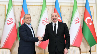 Azerbaijan Stands With Iran Amid Regional Developments, Aliyev States /Azerbaijan , Iran , Ilham Aliyev , Masoud Pezeshkian , regional cooperation