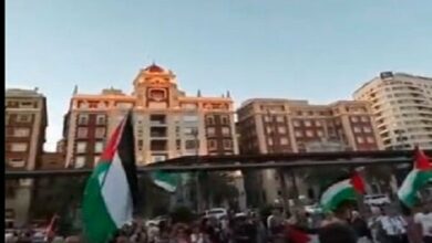 Spanish Demonstrators Demand Diplomatic Break with Israel /Spain , Israel , Diplomacy , Protest , Palestine