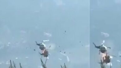 Two Helicopters Collide and Crash During Firefighting Operations West of Athens /Greece , wildfire , helicopter crash , Athens , emergency response