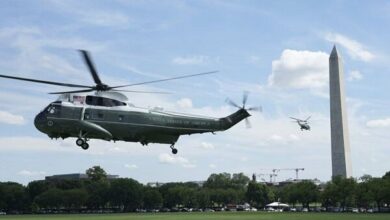 US Aviation Officials Investigate Near-Miss Incident Involving Trump's Marine One Helicopter /Donald Trump , Marine One , FAA , Air Traffic Control , Security Incident