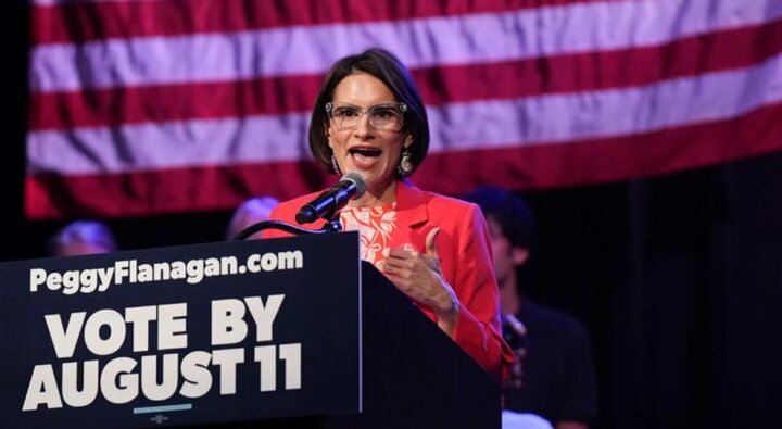 Peggy Flanagan Secures Democratic Senate Nomination in Minnesota, Haaretz Reports /Peggy Flanagan , Minnesota Senate , Democratic Primary , Haaretz , Israeli Regime