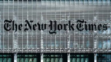 New York Times Building Facade Undergoes Modernization /New York Times , building facade , architectural modernization , urban development , media headquarters