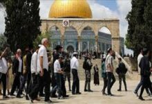Hundreds of Israeli Settlers Storm Al-Aqsa Mosque Under Police Protection /Al-Aqsa Mosque , Israeli settlers , Religious rituals , Jerusalem , Occupied Palestinian Territories