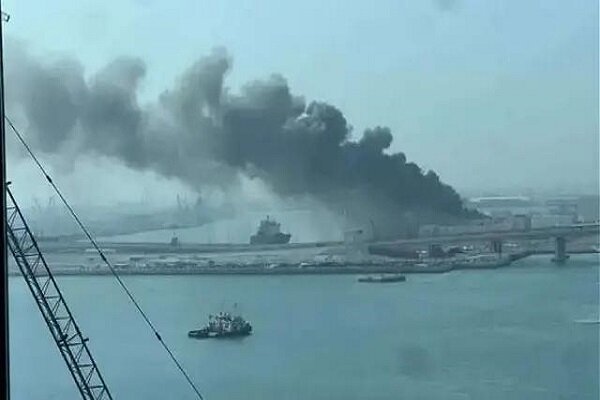 Cargo Ship Fire in Chinese Port Kills at Least 20, Five Missing /China , fire , cargo ship , Qingdao , maritime incident