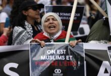 French Women Show Solidarity with Hijab Ban Proposal Sparks Social Media Outcry /France , Hijab , Religious Freedom , Social Media , Secularism