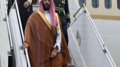 Saudi Crown Prince Mohammed bin Salman Arrives in Cairo for Talks with Egyptian President /Saudi Arabia , Egypt , Mohammed bin Salman , Abdel Fattah el-Sisi , Middle East