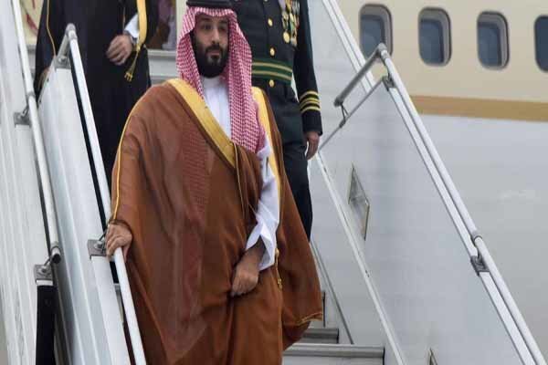 Saudi Crown Prince Mohammed bin Salman Arrives in Cairo for Talks with Egyptian President /Saudi Arabia , Egypt , Mohammed bin Salman , Abdel Fattah el-Sisi , Middle East