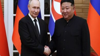 North Korea Emphasizes Deepening Joint Cooperation with Russia /North Korea , Russia , Kim Jong Un , Vladimir Putin , Joint Cooperation