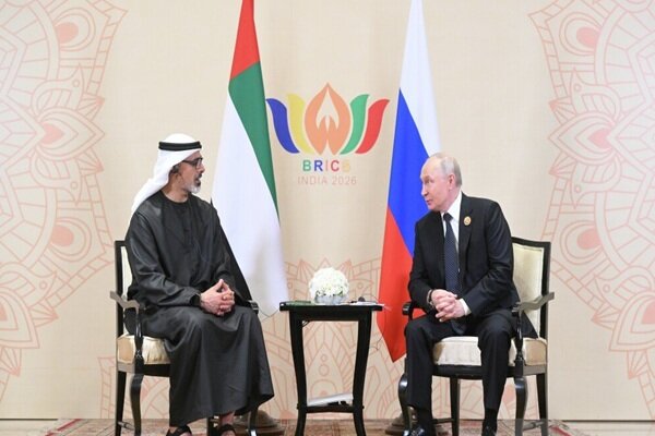 Putin Expresses Confidence in Middle East Improvement, Highlights UAE Ties /Vladimir Putin , UAE , Russia , Middle East , BRICS summit