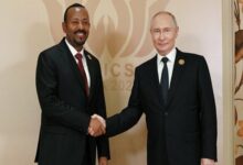 Putin Praises Ethiopia's Constructive Role in BRICS /Vladimir Putin , Ethiopia , BRICS , Russia , economic cooperation