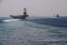 Iran's IRGC Strikes US Aircraft Carrier and Destroyer /Iran , IRGC , United States , Navy , Ballistic Missiles