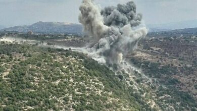Israel Intensifies Airstrikes and Artillery Barrages on Southern Lebanon /Israel , Lebanon , Southern Lebanon , airstrikes , artillery