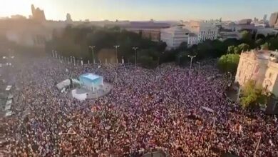 Thousands Protest Immigration Crisis Across Spain /Spain , immigration , Ceuta , protests , migration crisis