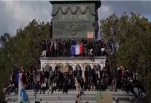 France Sees 550,000 Participate in Nationwide Protests; 400 Detained /France protests , Paris demonstrations , Interior Minister , nationwide protests , police detentions