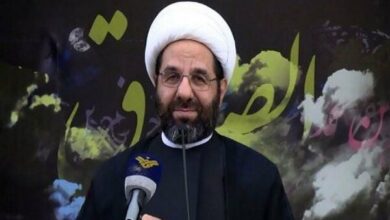 Hezbollah Vows to Defend Every Inch of Lebanese Territory Against Enemies /Hezbollah , Lebanon , Ali Al-Damoush , Lebanese Resistance , Middle East Security