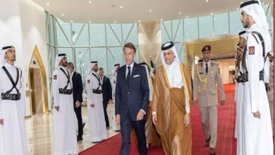 French President Macron Arrives in Qatar for Official Visit /Emmanuel Macron , Qatar , France , Persian Gulf , Official Visit