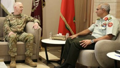 Jordanian Military Chief Discusses Partnership with CENTCOM Ground Forces Commander /Jordan , U.S. , CENTCOM , Military Cooperation , Regional Security