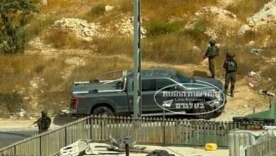 Israeli Forces Wound Three Palestinians in West Bankvehicular Attack Attempt /West Bank , Palestine , Israeli forces , occupation , Hebron